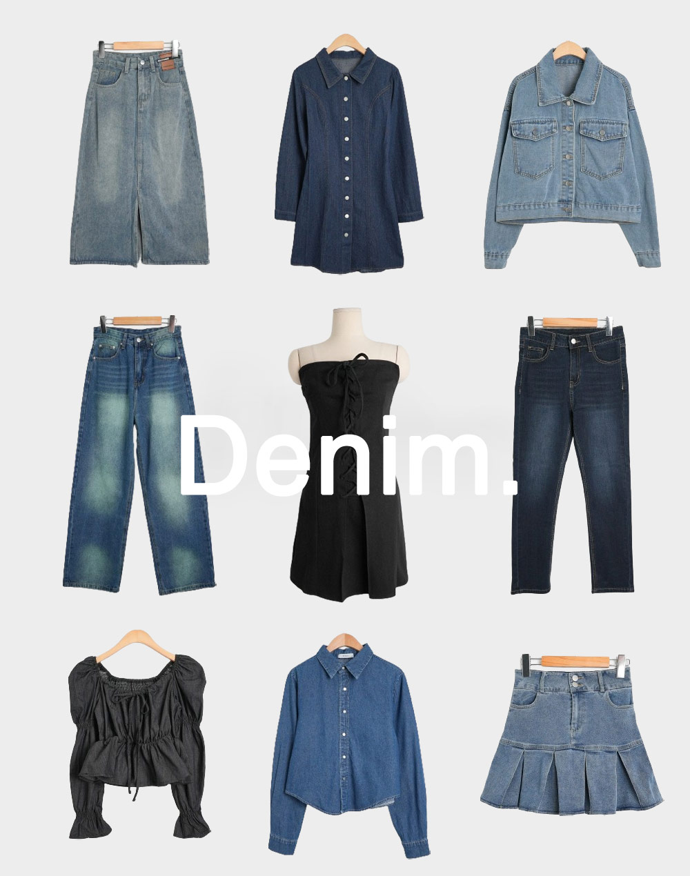まとめ売り✨️デニム カーディガン トップス ワンピース パンツ GRL L ワンピース