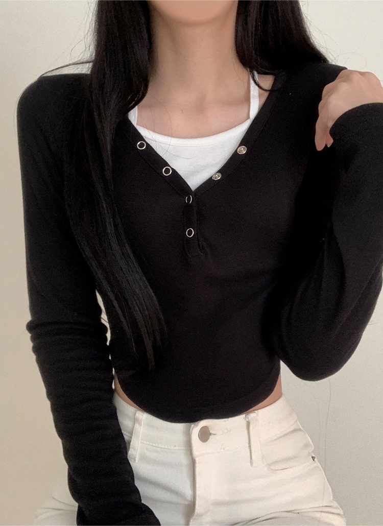 プチバトー ヘンリーネック長袖Tシャツ レディース クルーネック長袖Tシャツ｜ベビー服・子供服通販のPETTIT