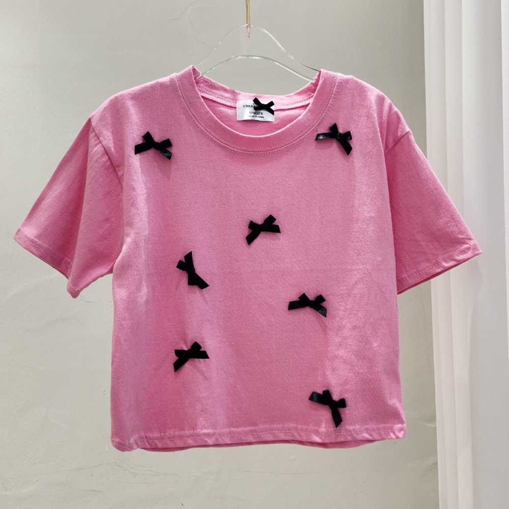 配色リボンクロップドTシャツ | 詳細画像10