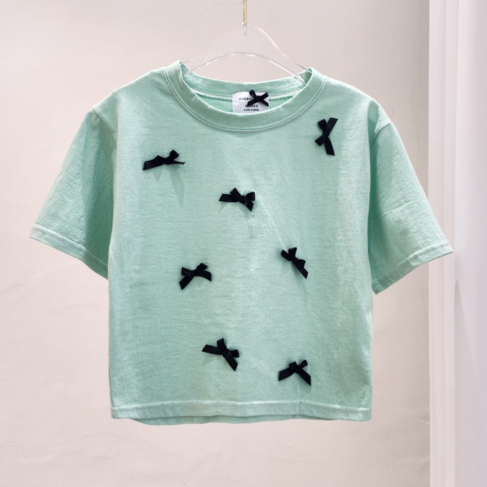 配色リボンクロップドTシャツ | 詳細画像11