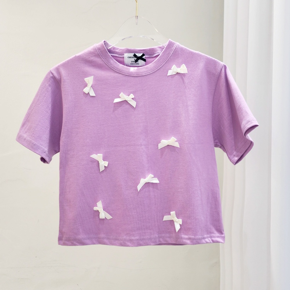 配色リボンクロップドTシャツ | 詳細画像16