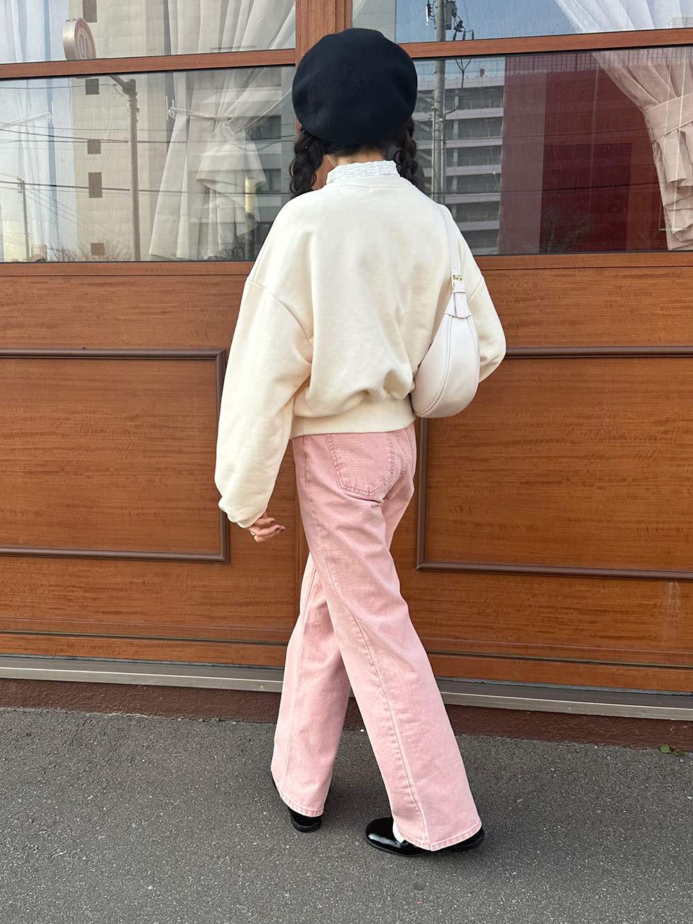 ハイウエストストレートコットンパンツ | 詳細画像8