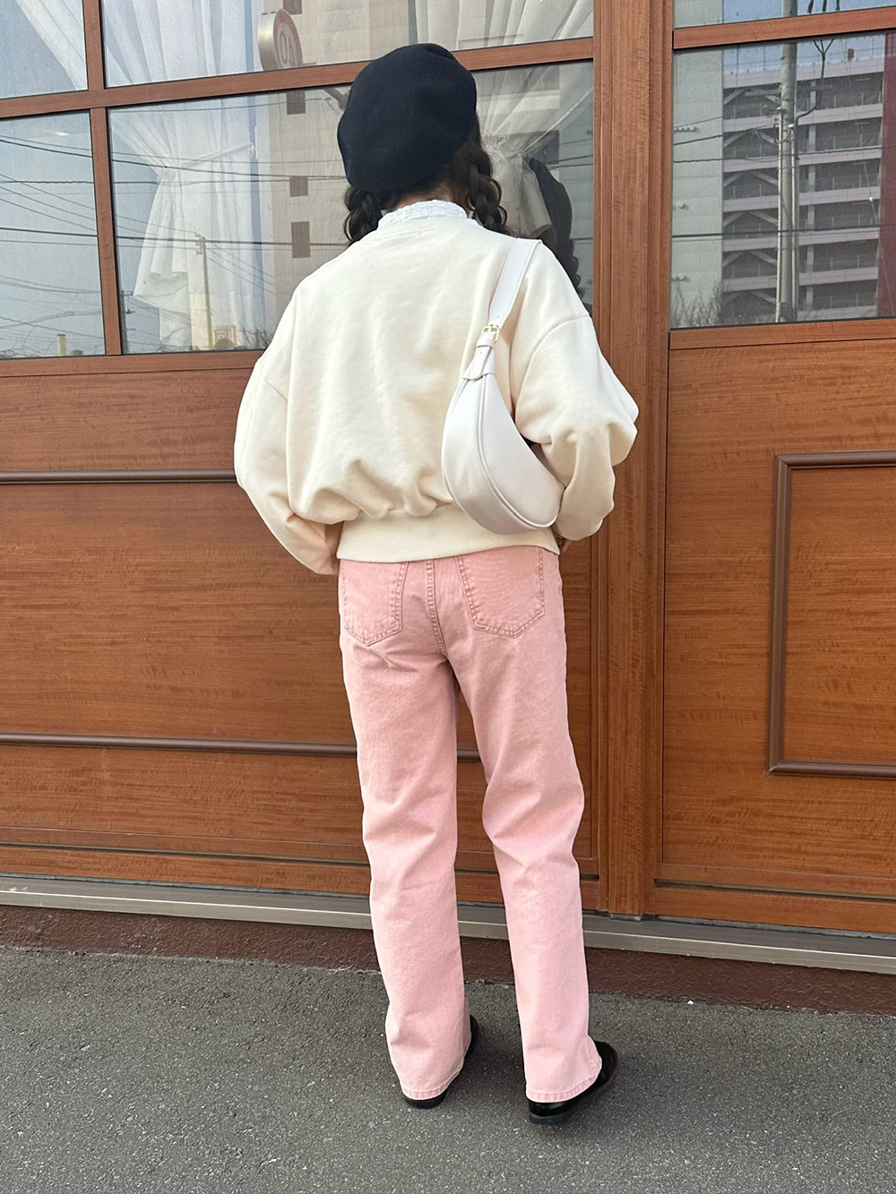 ハイウエストストレートコットンパンツ | 詳細画像9