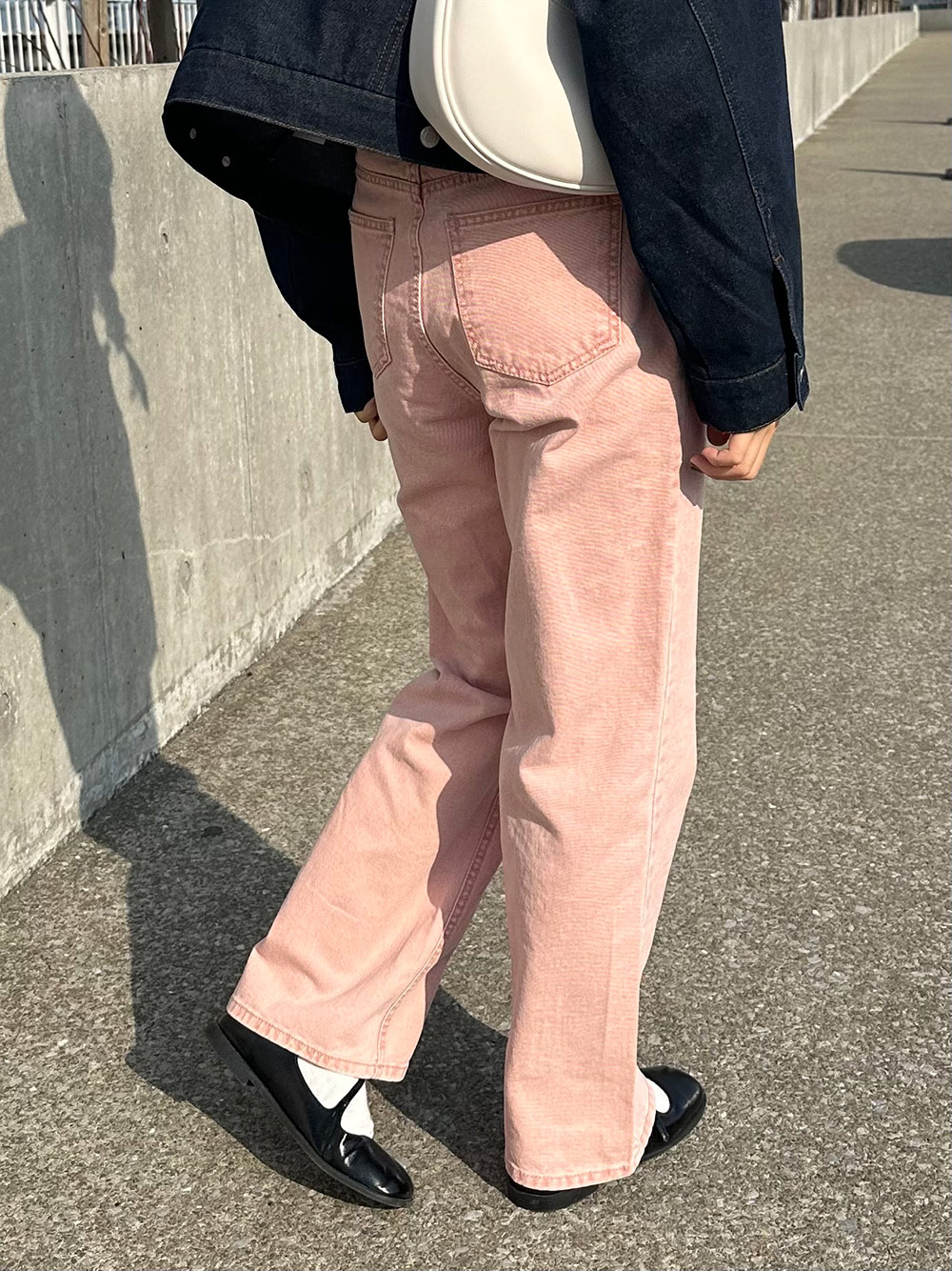 ハイウエストストレートコットンパンツ | 詳細画像13