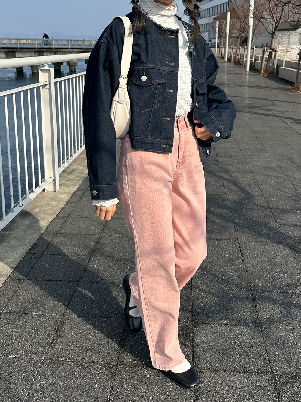 ハイウエストストレートコットンパンツ | 詳細画像16