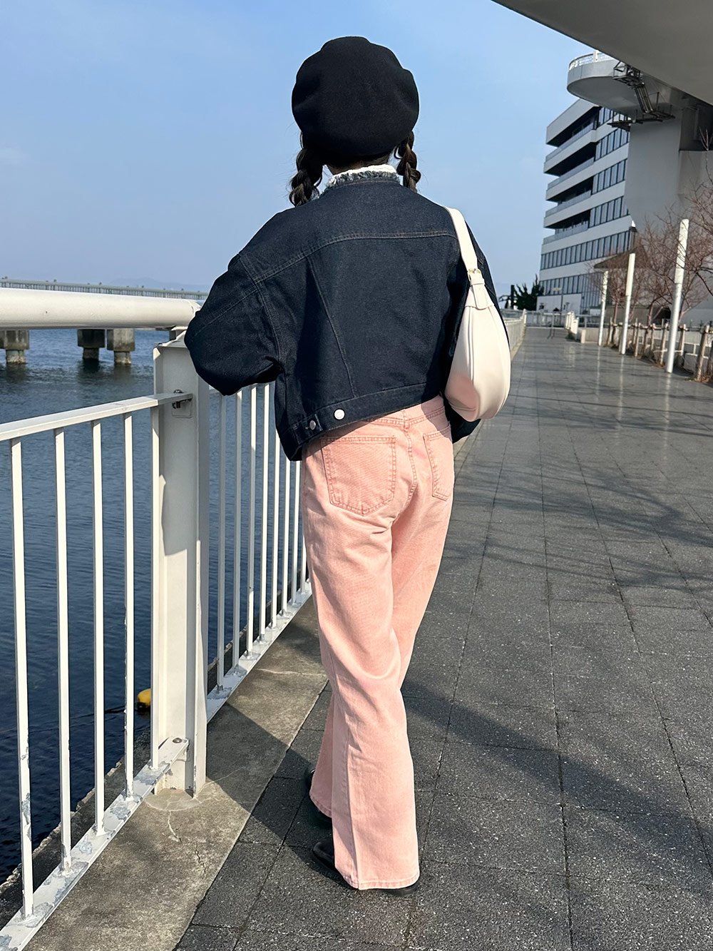 ハイウエストストレートコットンパンツ | 詳細画像17