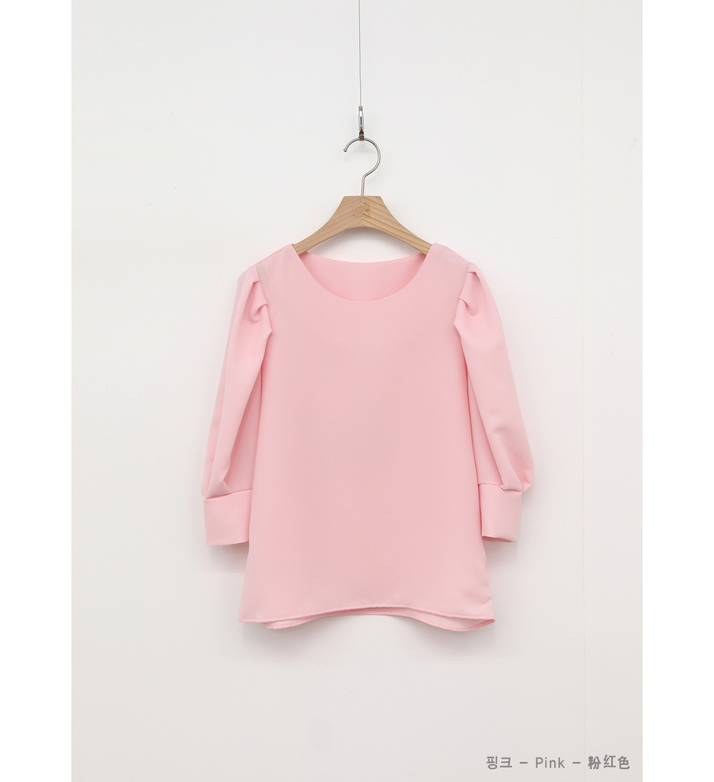 *再入荷*7分袖タックパフスリーブブラウス | 詳細画像16