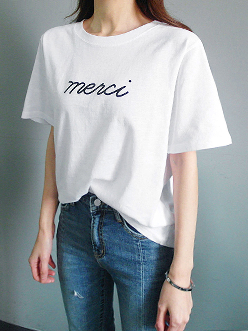 merciラウンド半袖Tシャツ | 詳細画像2