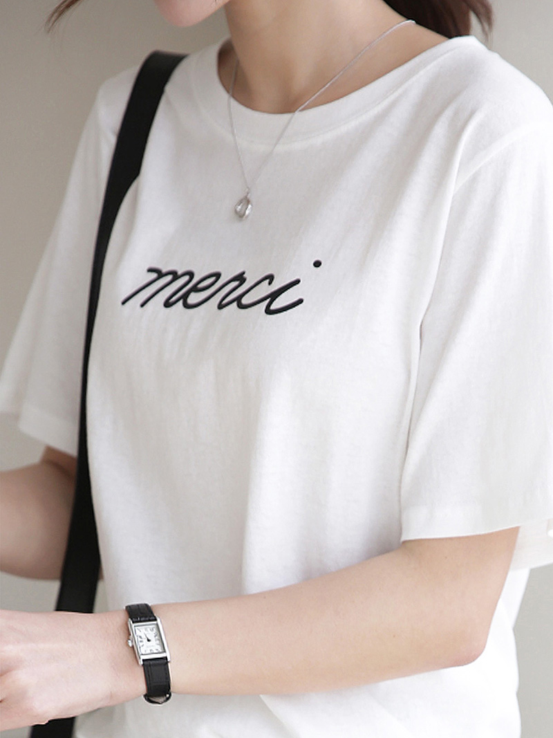 merciラウンド半袖Tシャツ | 詳細画像14