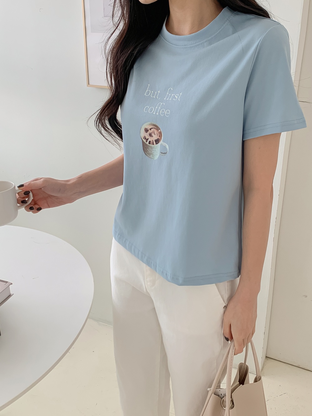コーヒーレタリング半袖Tシャツ | 詳細画像2