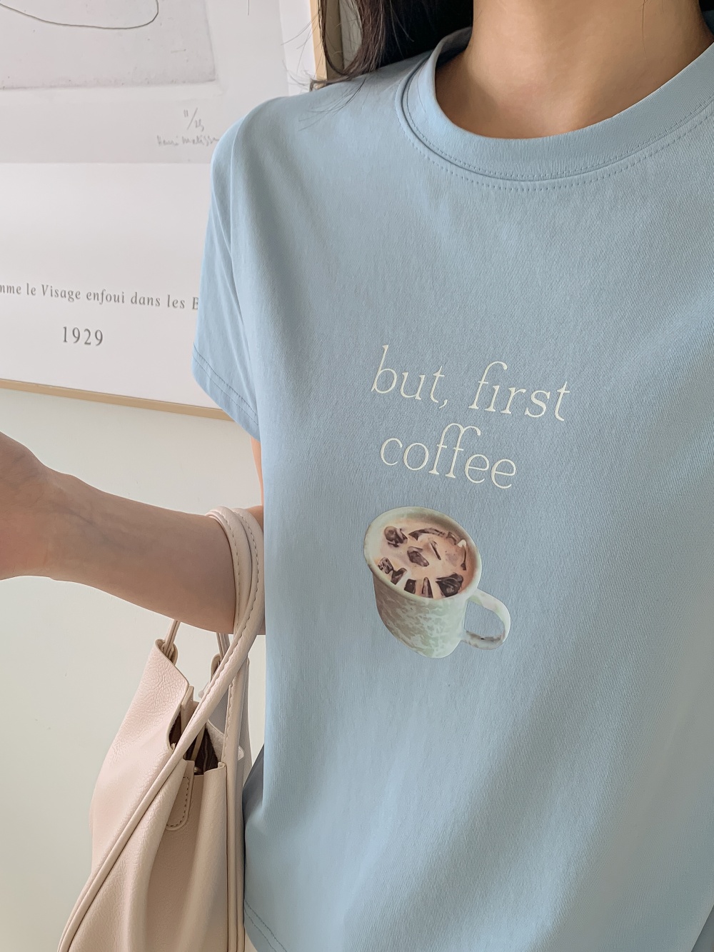 コーヒーレタリング半袖Tシャツ | 詳細画像7