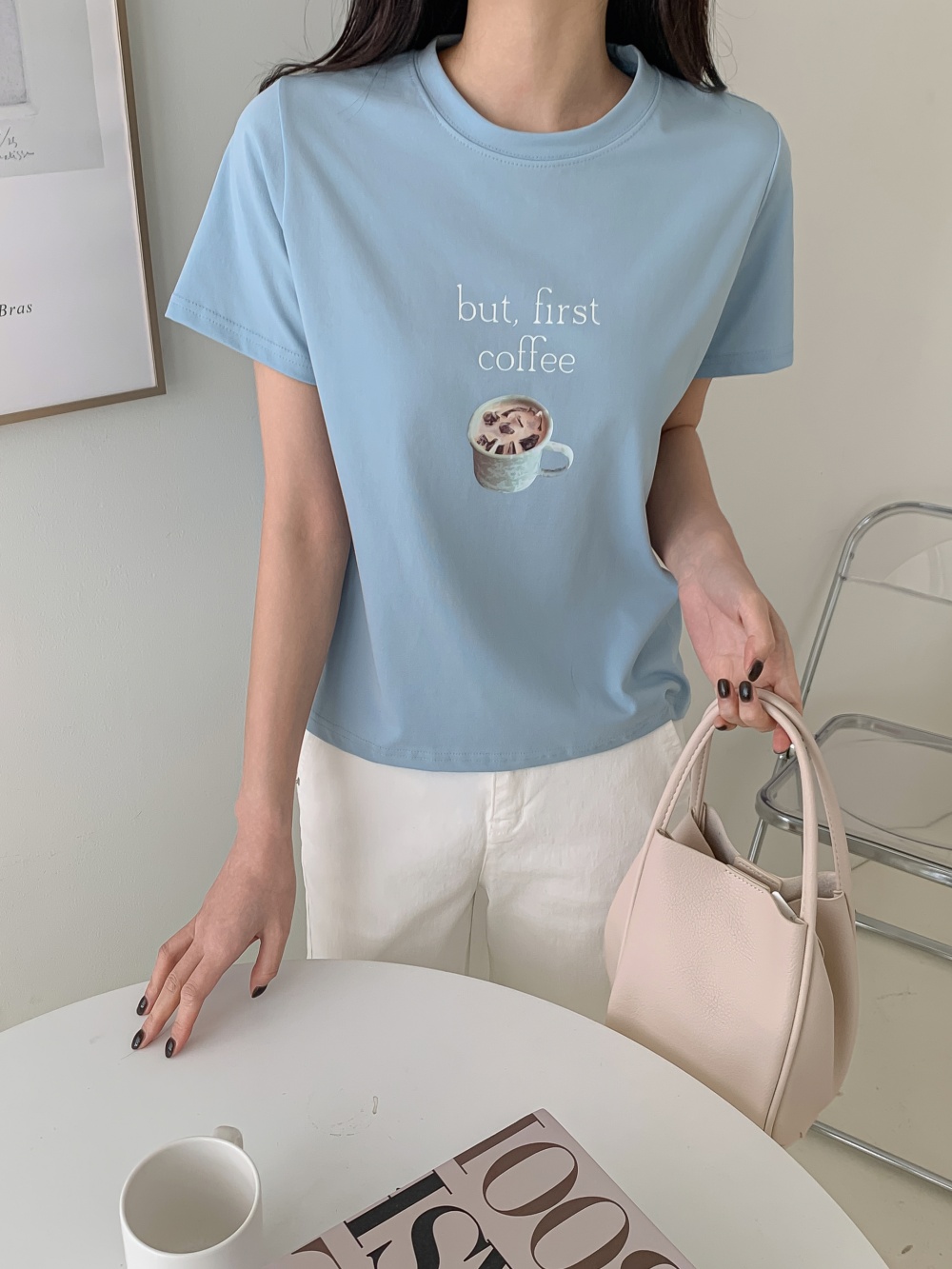コーヒーレタリング半袖Tシャツ | 詳細画像9