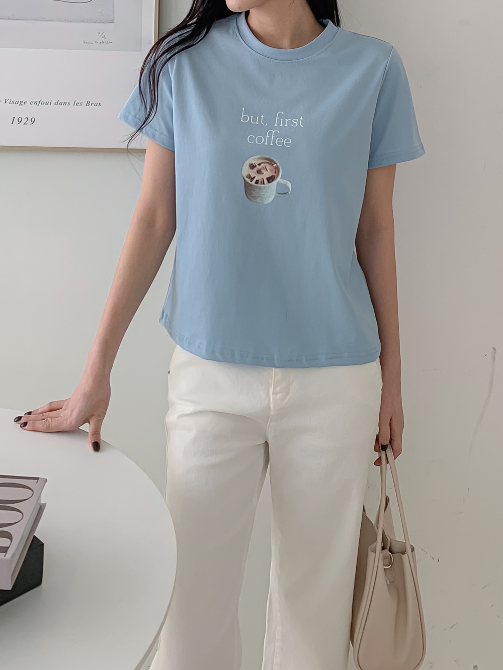 コーヒーレタリング半袖Tシャツ | 詳細画像10