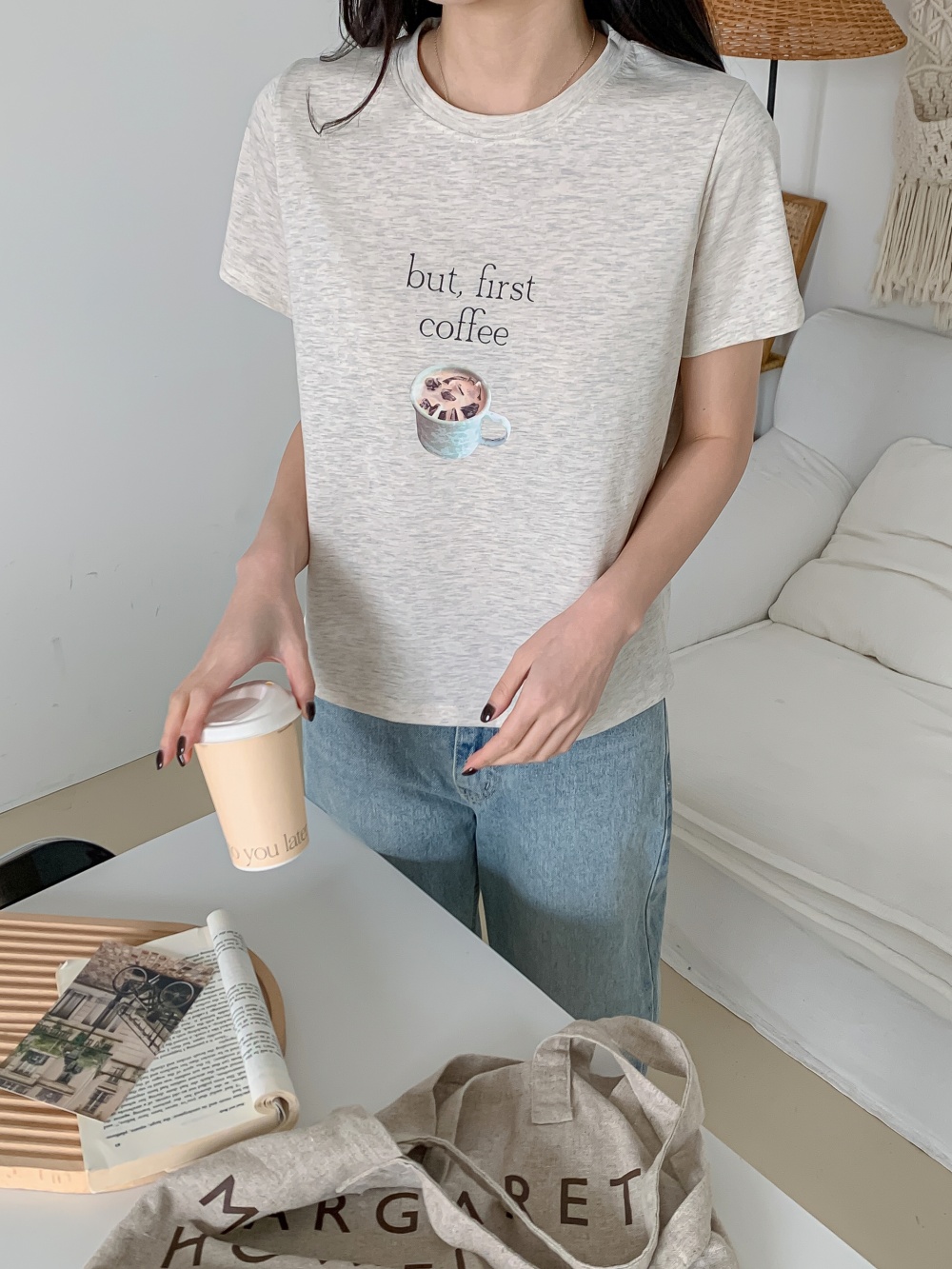 コーヒーレタリング半袖Tシャツ | 詳細画像17