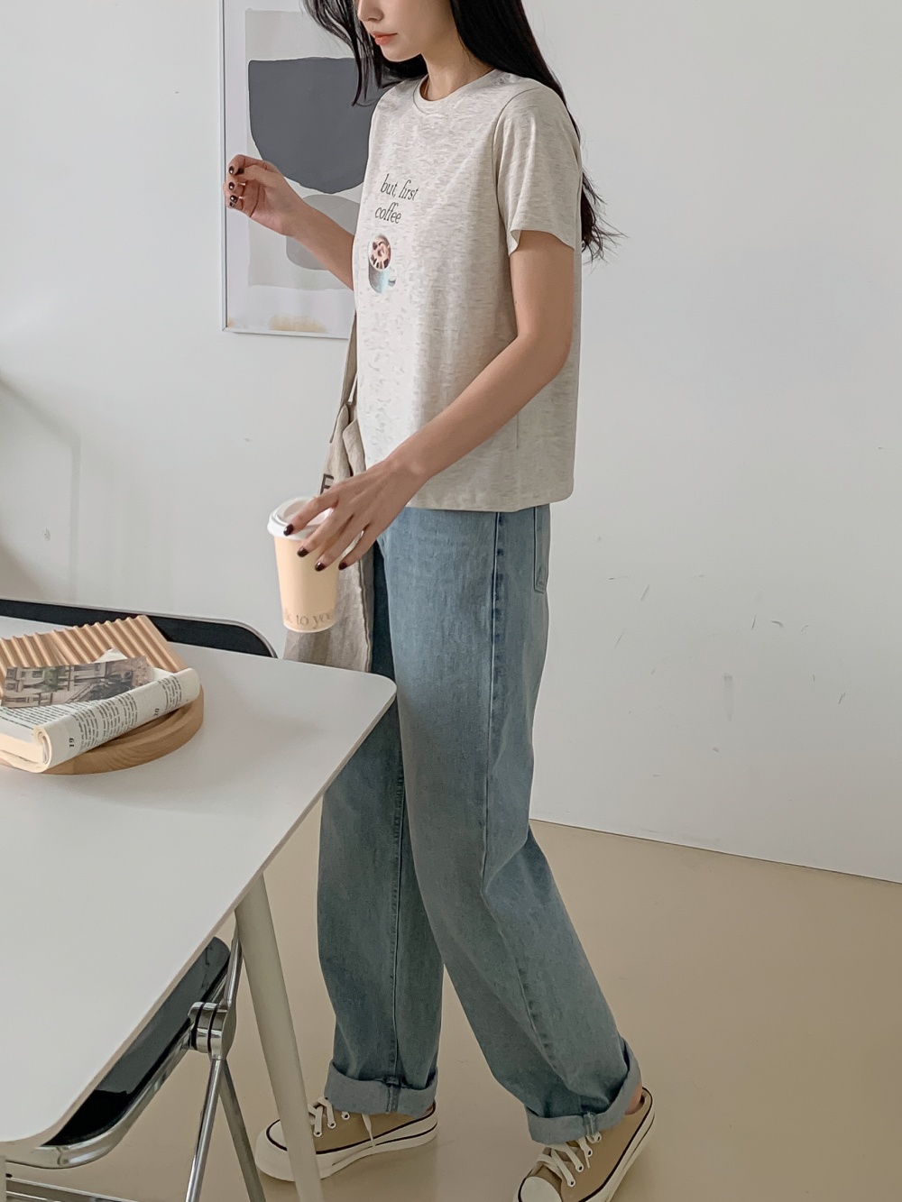 コーヒーレタリング半袖Tシャツ | 詳細画像19