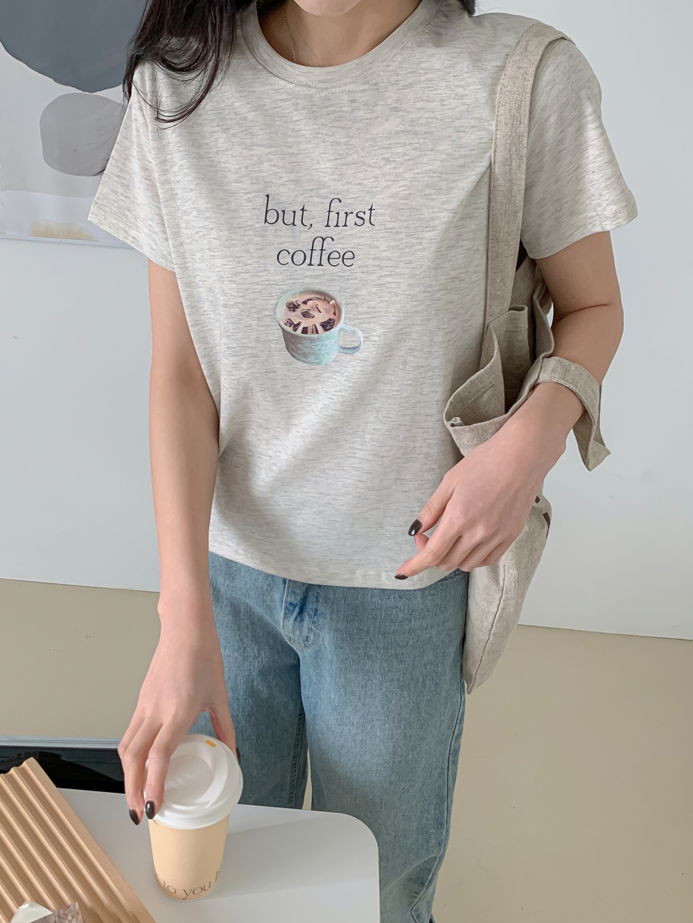 コーヒーレタリング半袖Tシャツ | 詳細画像20