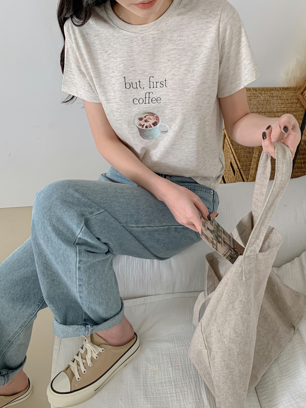 コーヒーレタリング半袖Tシャツ | 詳細画像29