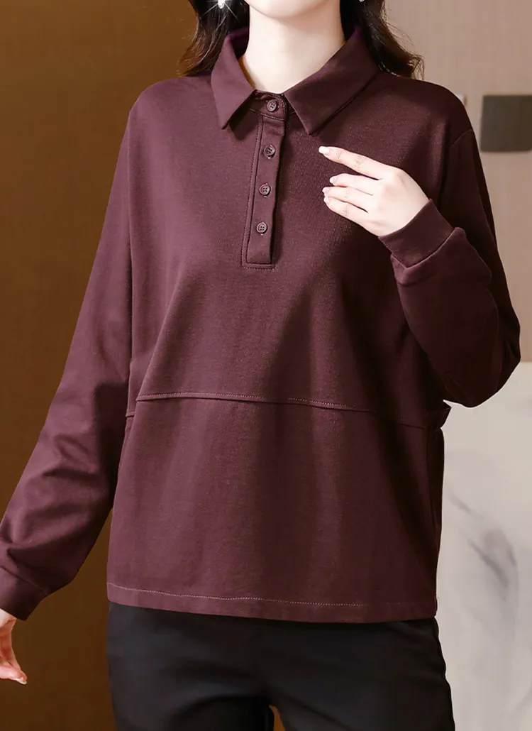 ポロカラーラインTシャツ | HWASE | 詳細画像1