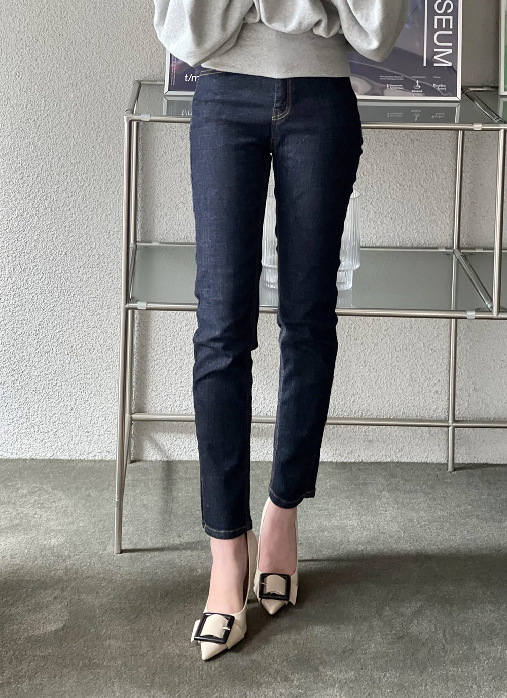 *再入荷*スリットスキニーデニムパンツ | 詳細画像12