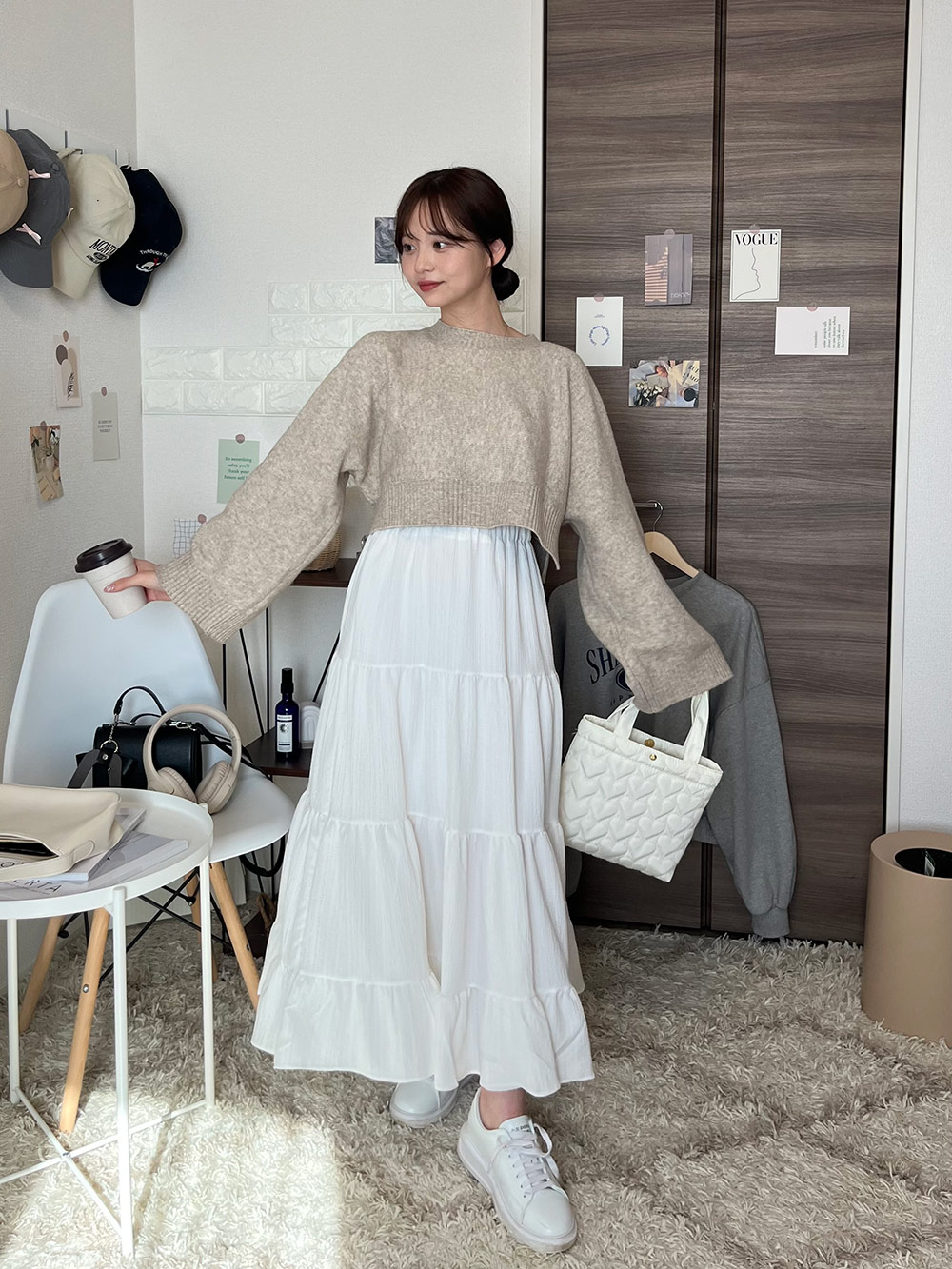 ティアードロングスカート | レディースファッション通販 - DHOLIC