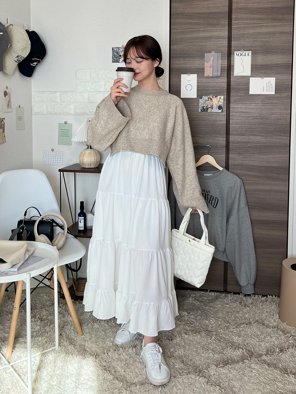 ティアードロングスカート | レディースファッション通販 - DHOLIC