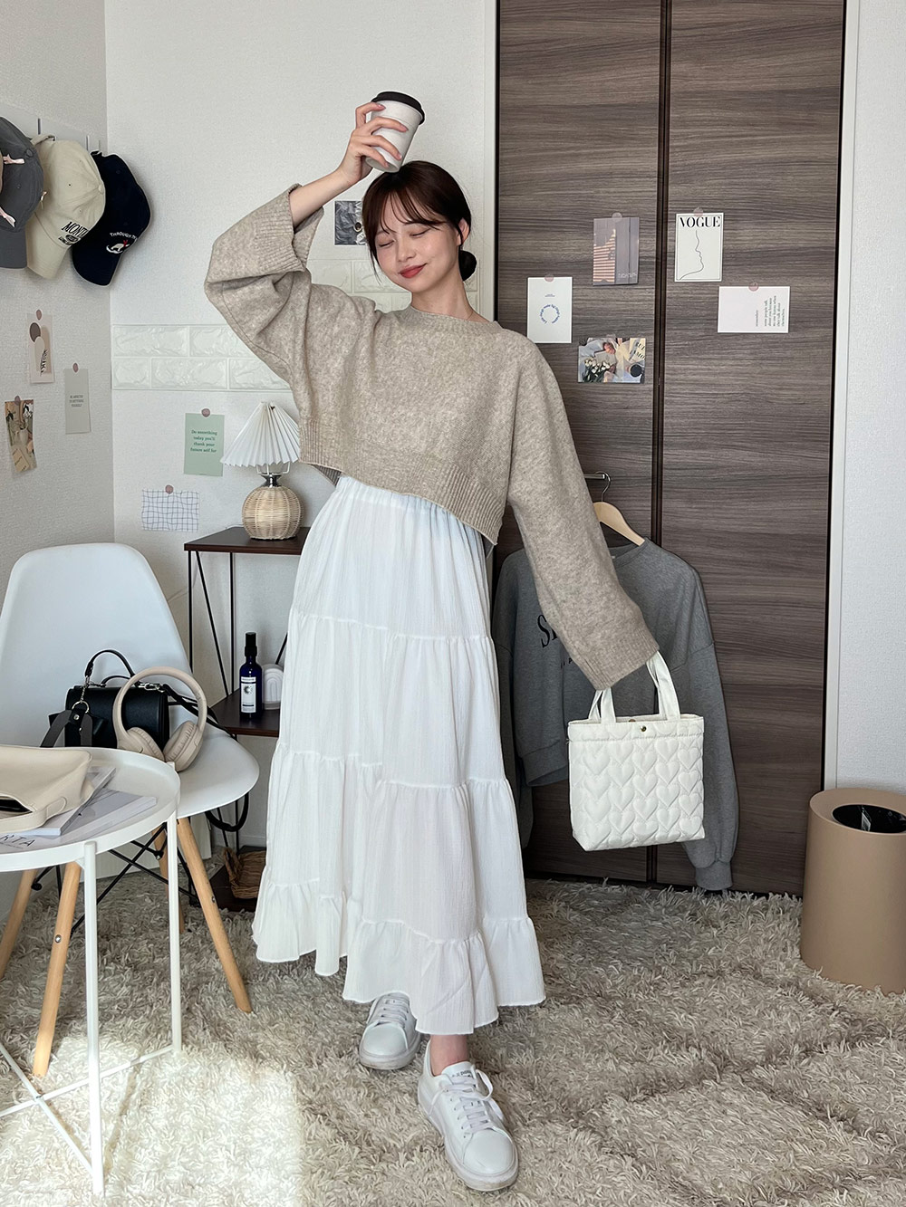 ティアードロングスカート | レディースファッション通販 - DHOLIC