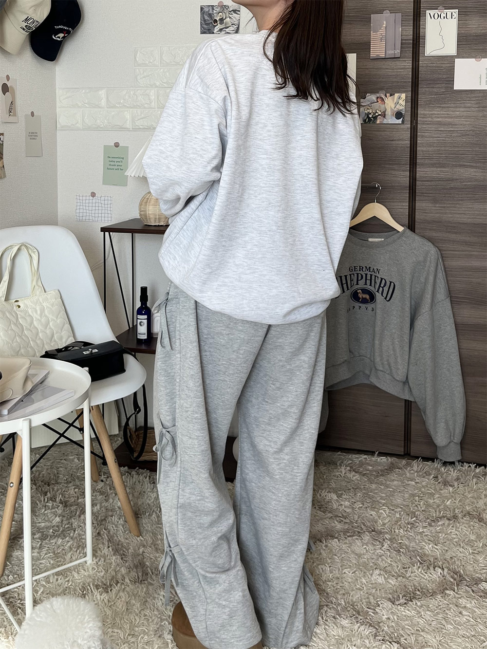 サイドリボンスウェットパンツ | レディースファッション通販 - DHOLIC