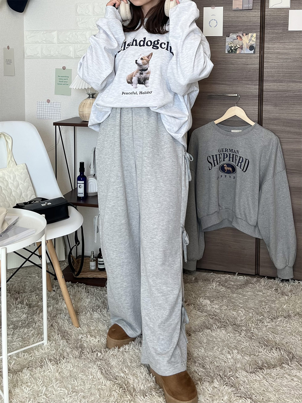 サイドリボンスウェットパンツ | レディースファッション通販