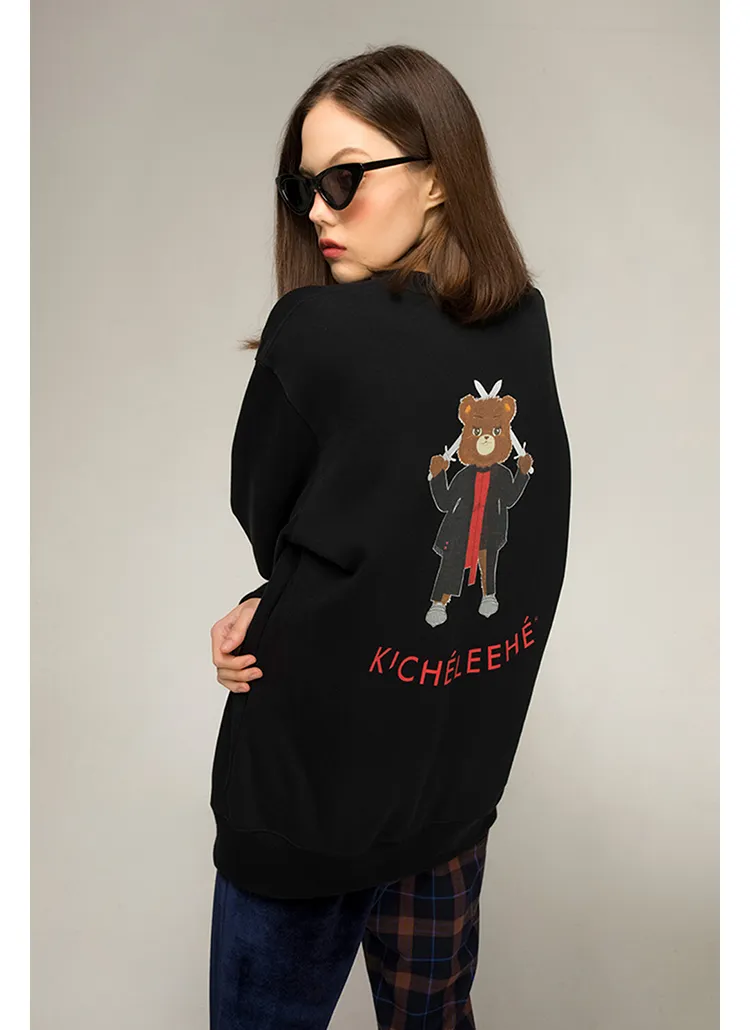 Teddy knightスウェット(black) | 詳細画像1
