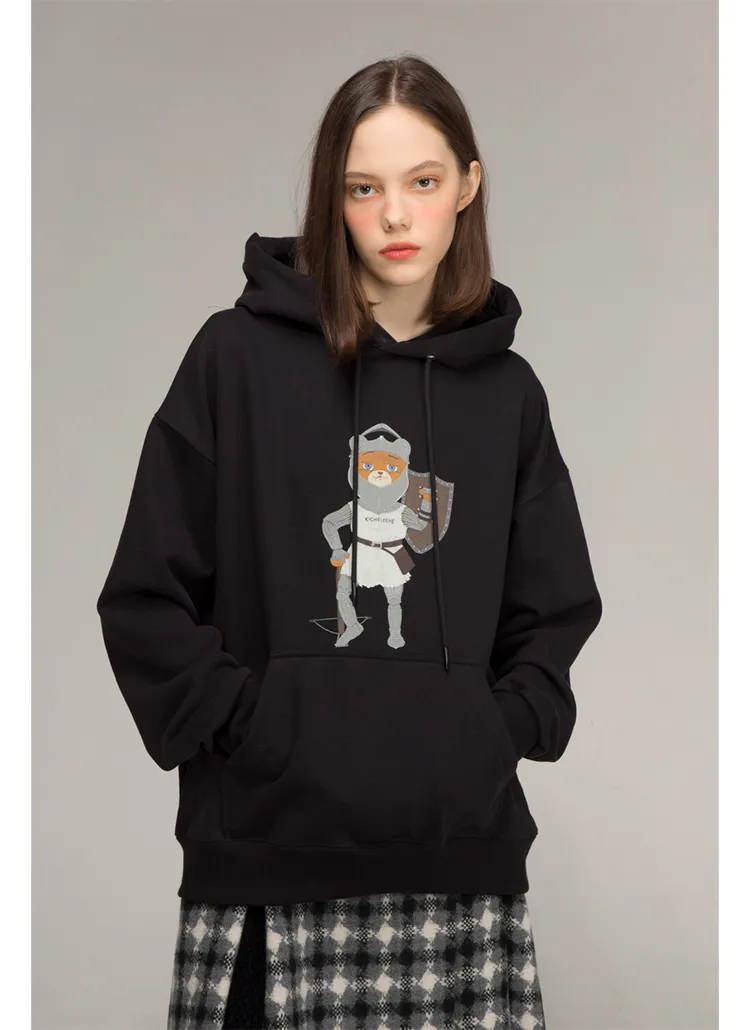 Teddy knightパーカー(black) | 詳細画像1