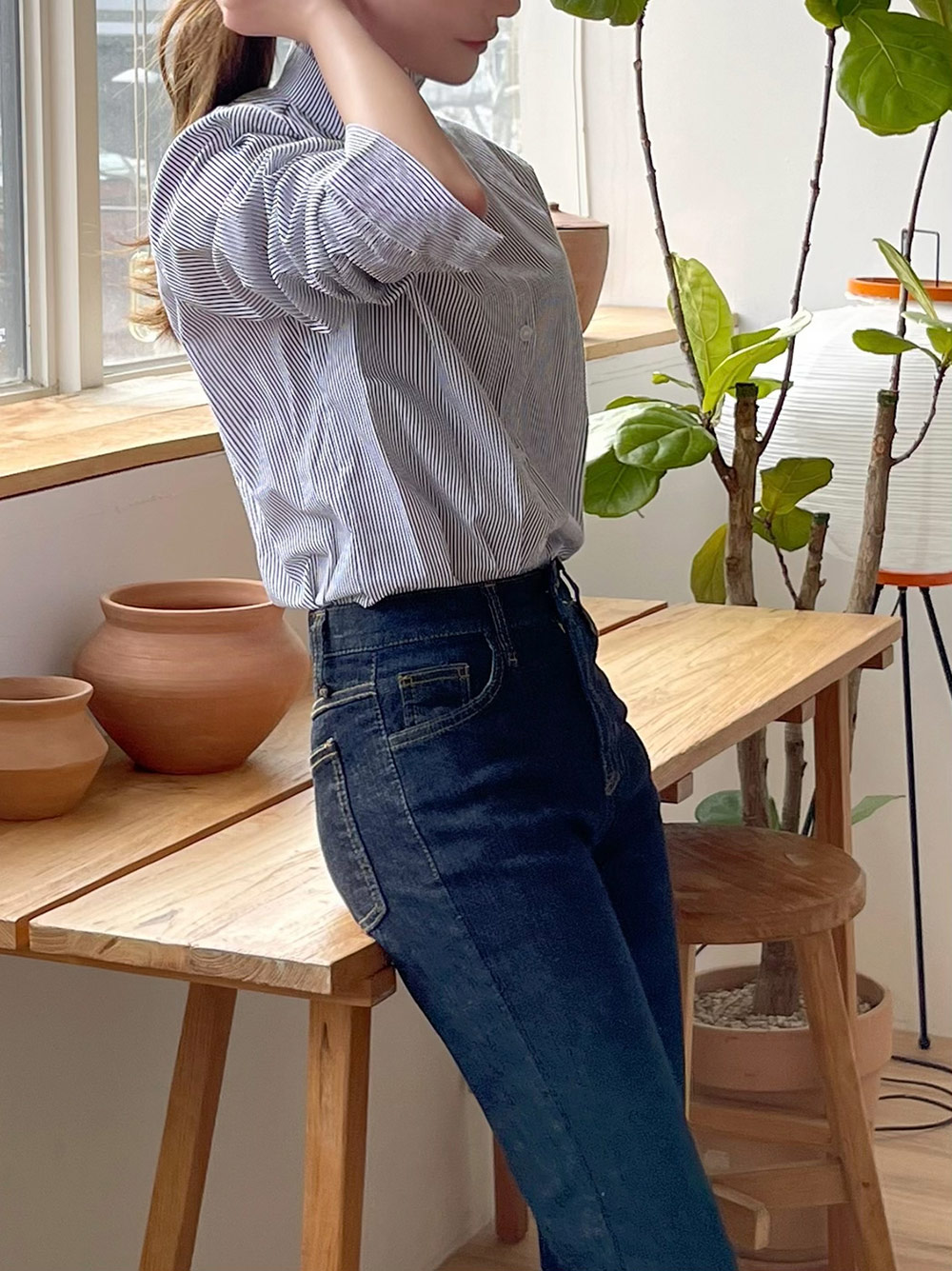 2TYPEフリルハイネックシャツ | レディースファッション通販 - DHOLIC