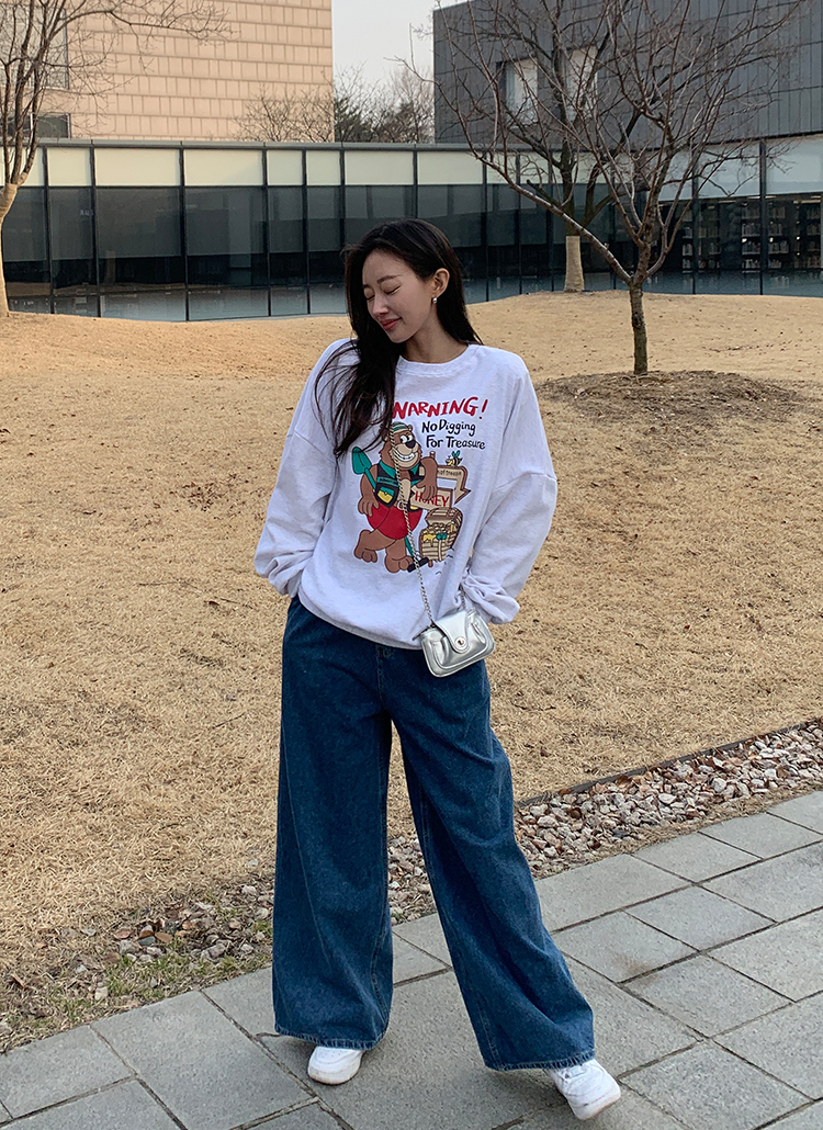 ツータックワイドデニムパンツ | レディースファッション通販 - DHOLIC