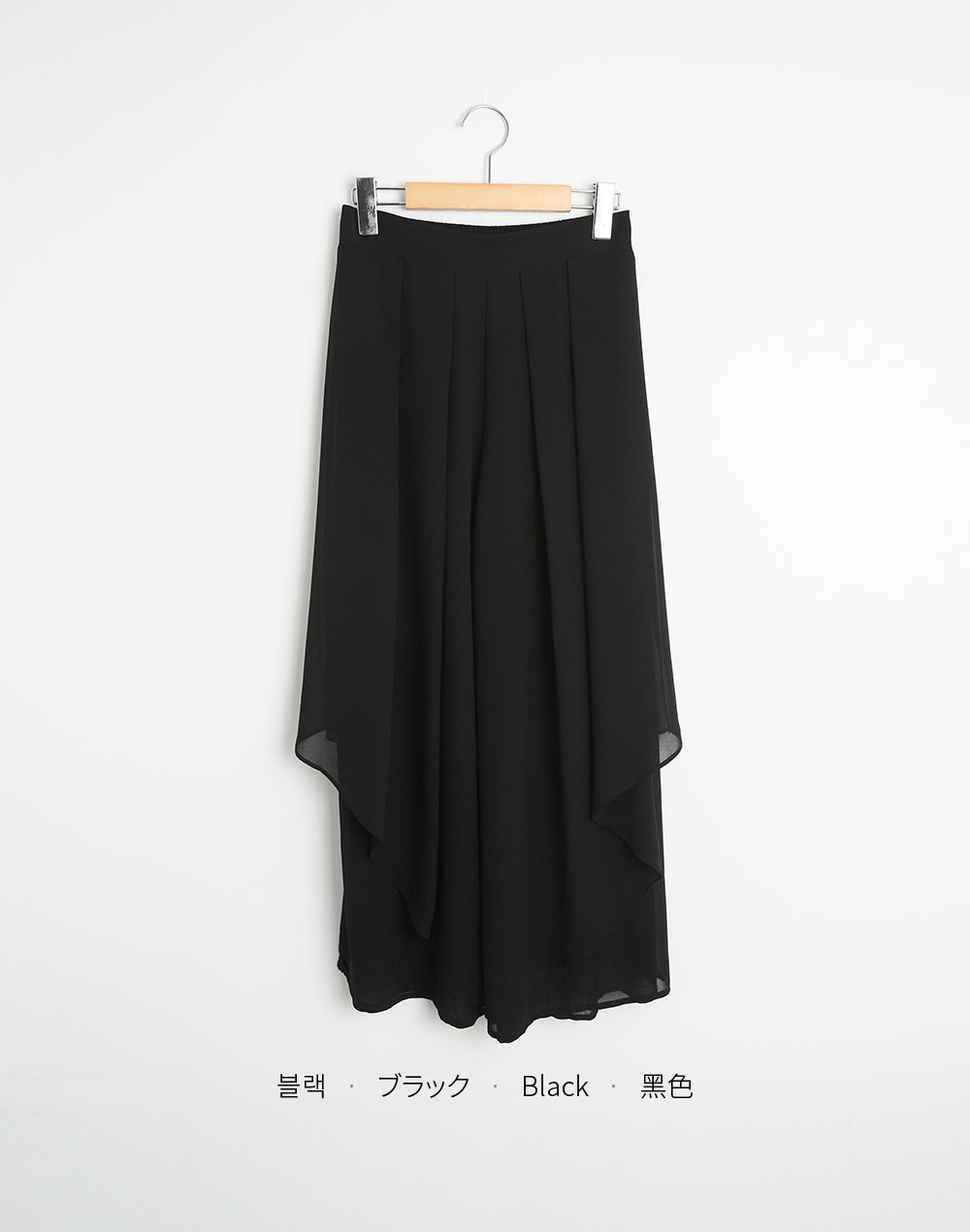 ツータックシフォンアンバランスフレアパンツ | DHOLIC | 詳細画像15