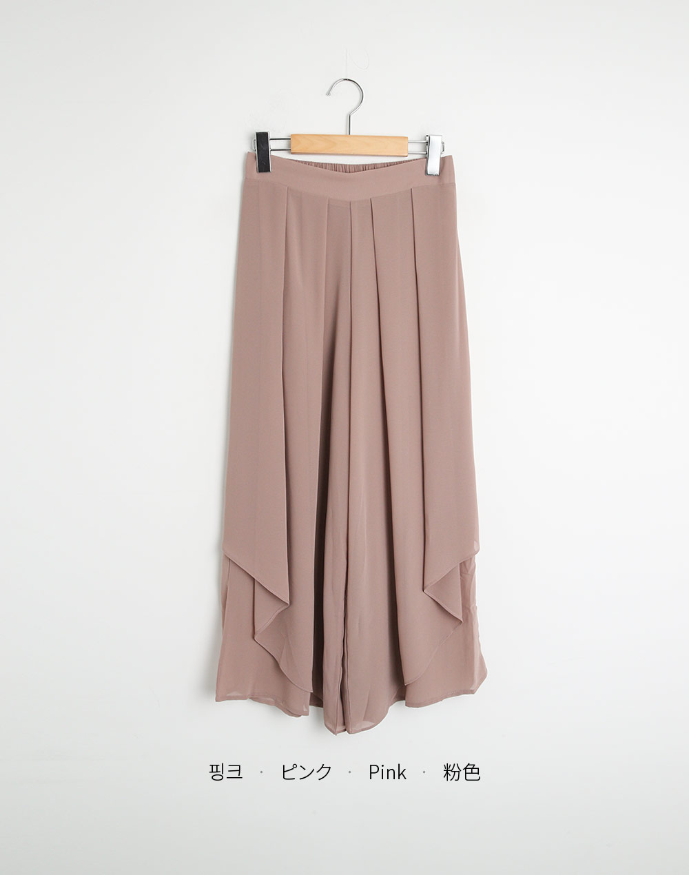 ツータックシフォンアンバランスフレアパンツ | DHOLIC | 詳細画像19