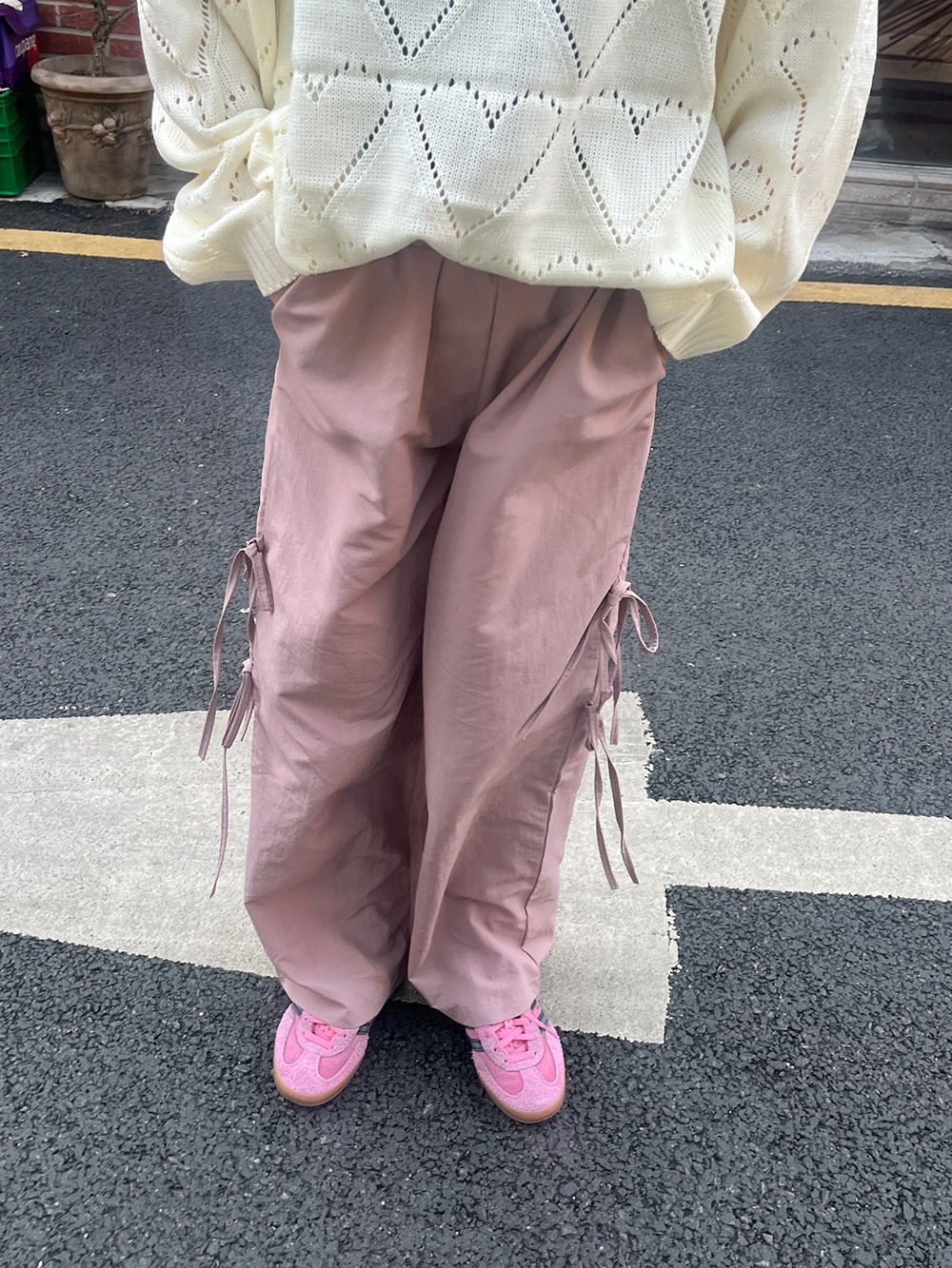 サイドリボンナイロンパンツ | 詳細画像8