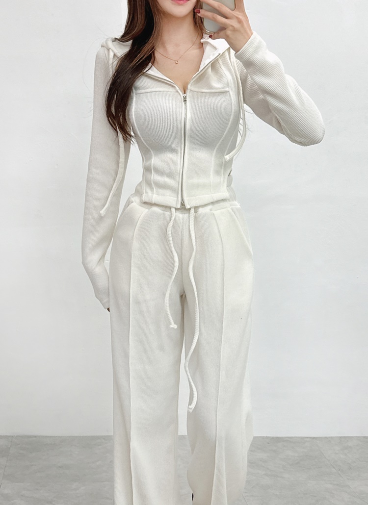 希少 美品 CIVILIZED シワ シボ 変形 ハイネック ダブルジップ 30%OFF【CAMBIO(カンビオ)】起毛ダンボールニットハイネックトップス