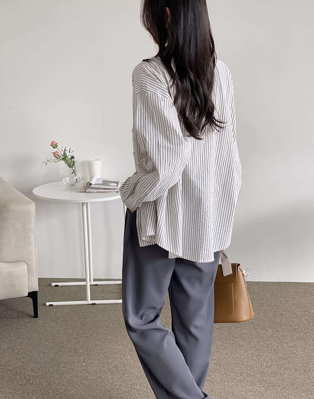 ストライプボクシーシャツ | DHOLIC | 詳細画像11