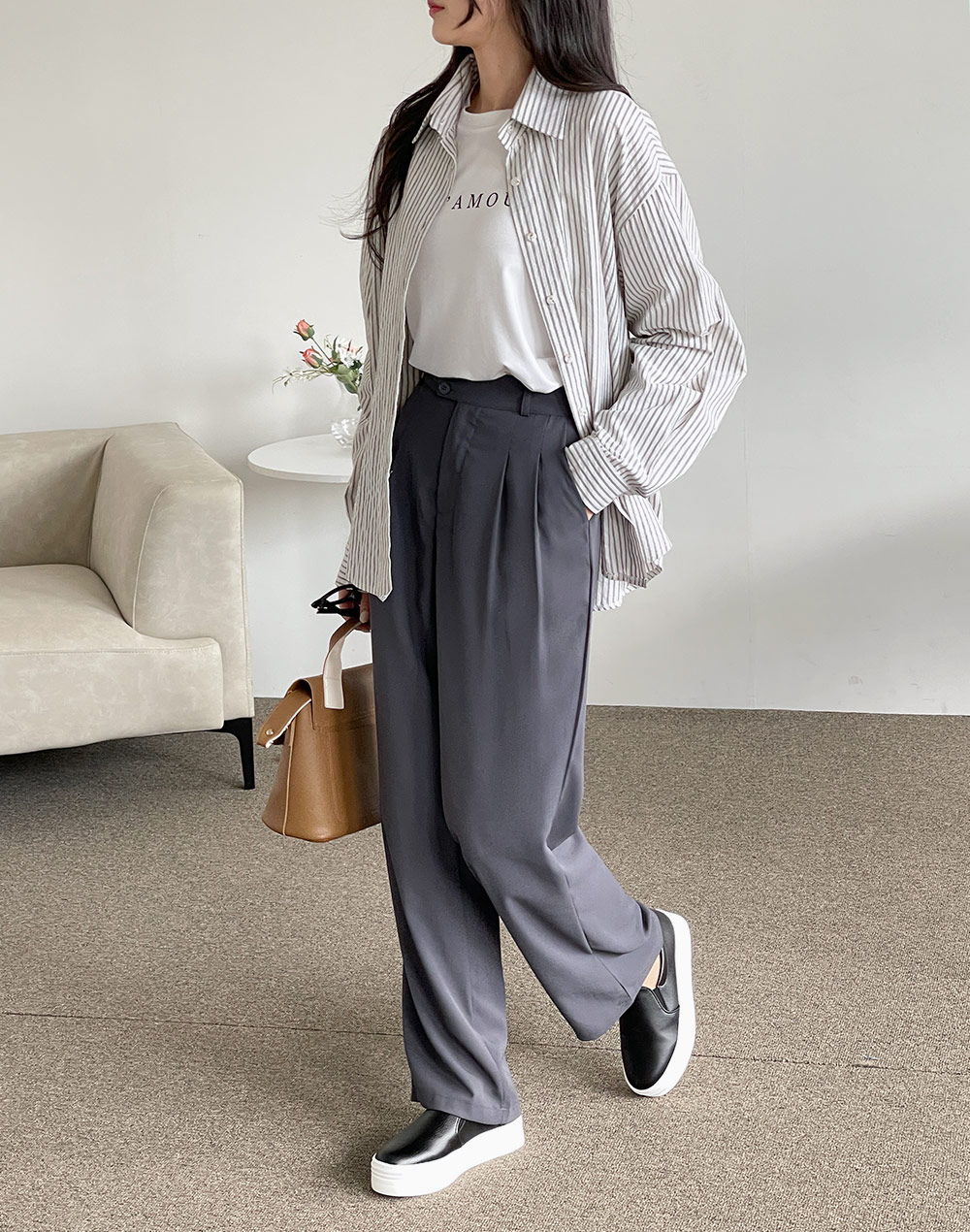 ストライプボクシーシャツ | DHOLIC | 詳細画像14