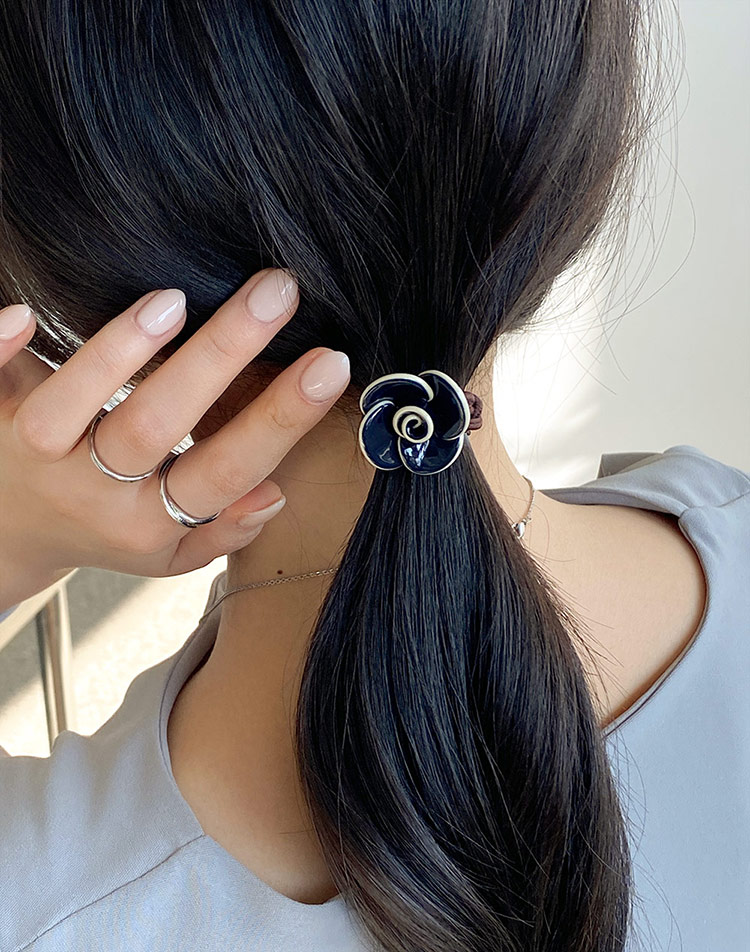配色フラワーモチーフヘアゴム | レディースファッション通販 - DHOLIC