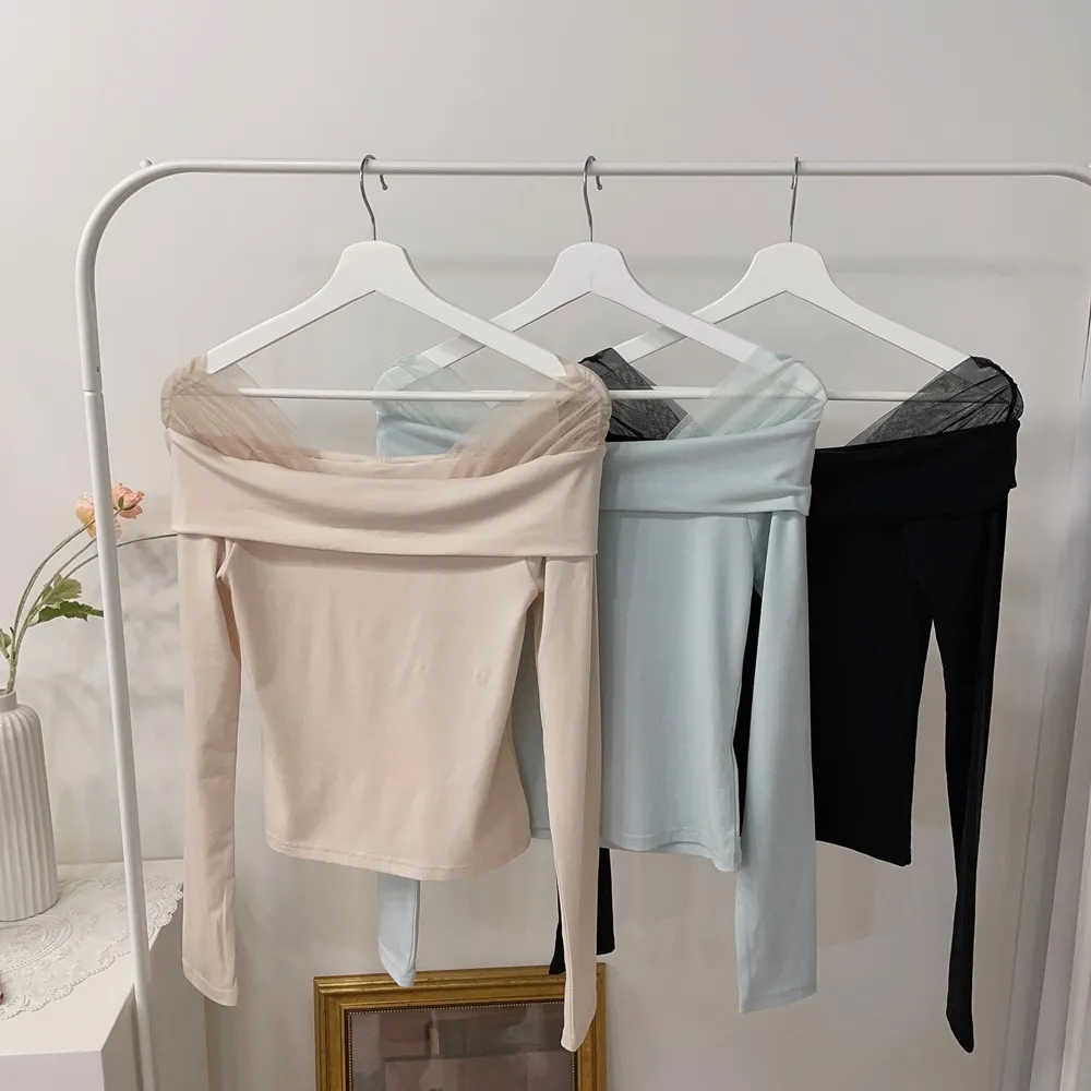 シフォンショルダーTシャツ | mirangmirang | 詳細画像39