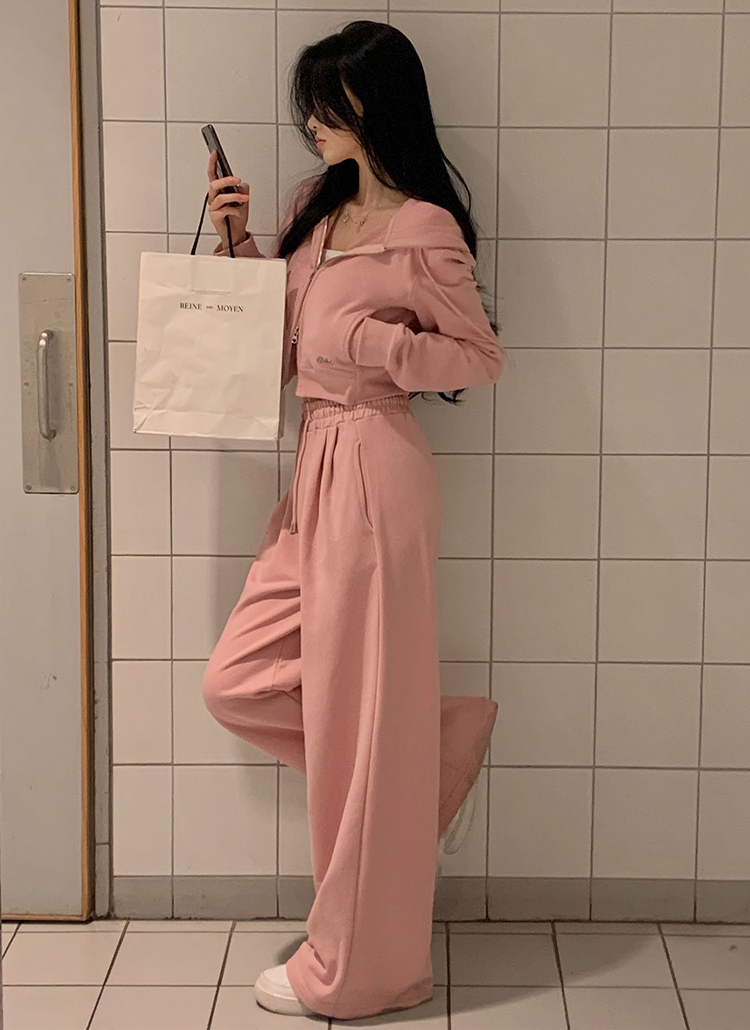 beidelli made]2TYPEジップパーカー&ピンタックパンツSET | レディース