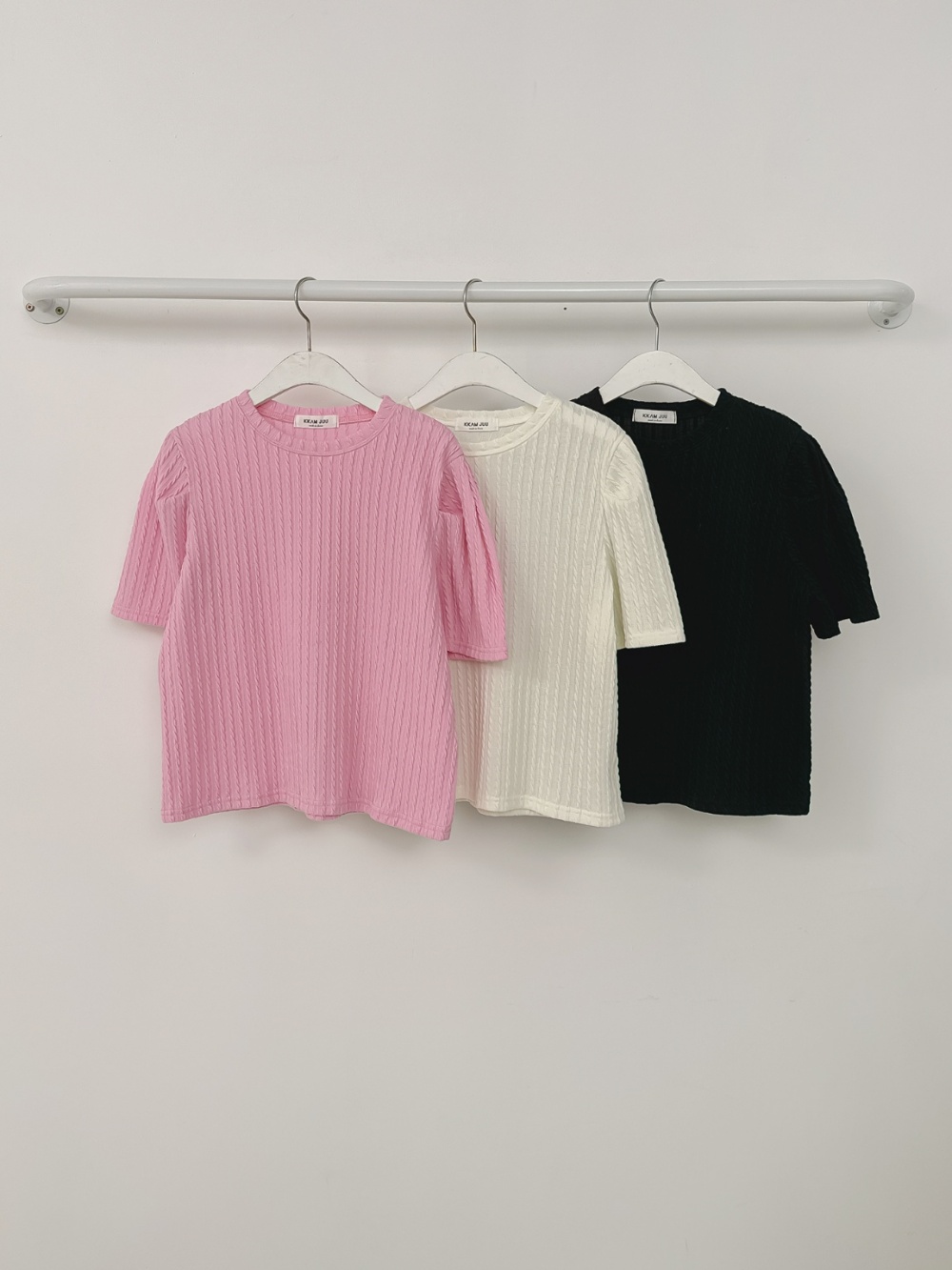 ケーブルラウンドパフ半袖Tシャツ | 詳細画像32