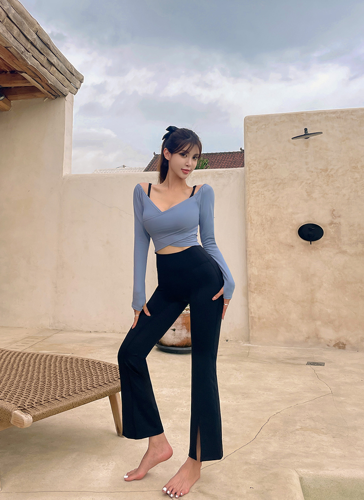 スリットフレアレギンスパンツ | レディースファッション通販 - DHOLIC