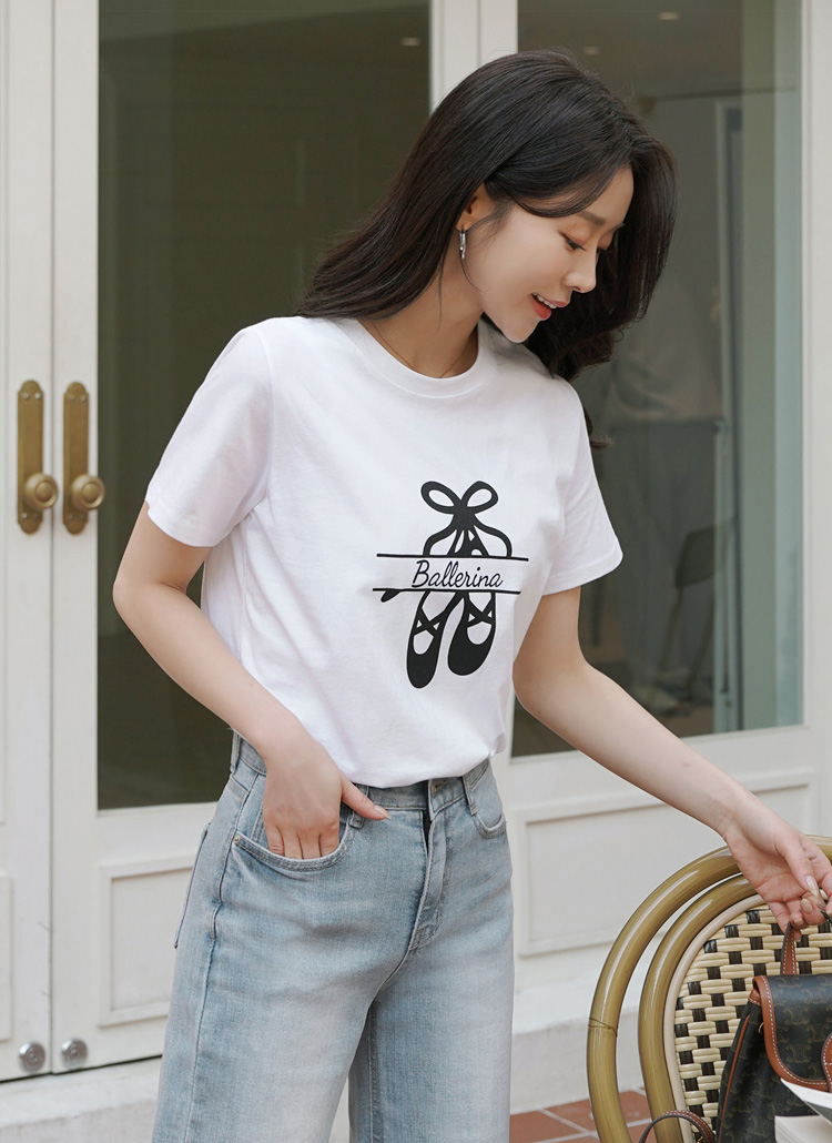バレエシューズ半袖Tシャツ | レディースファッション通販 - DHOLIC