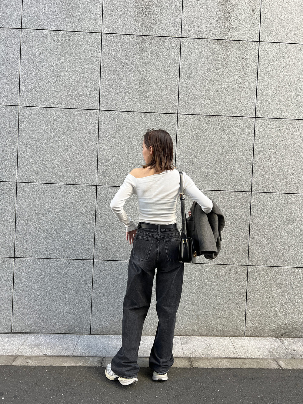 ストレートブラックルーズデニムパンツ | 詳細画像19