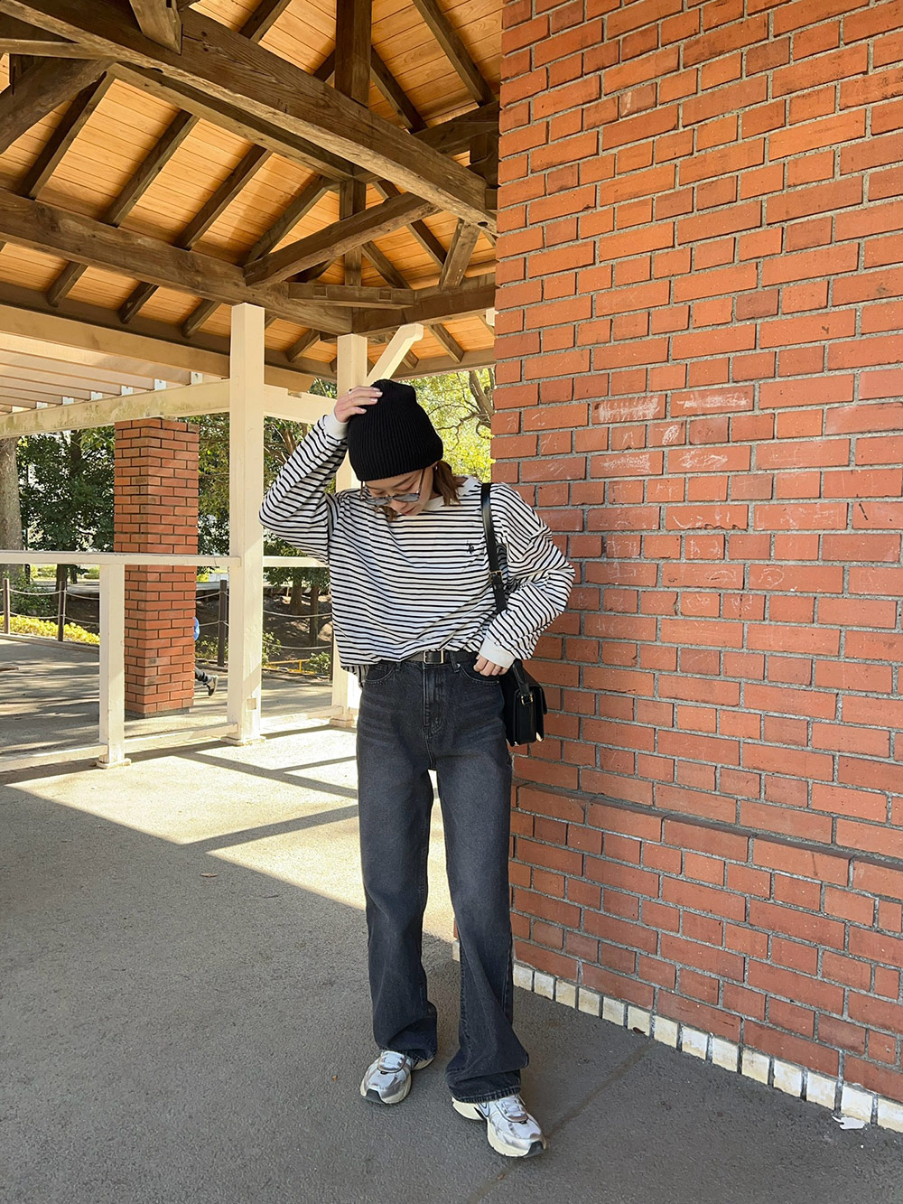 ストレートブラックルーズデニムパンツ | 詳細画像25