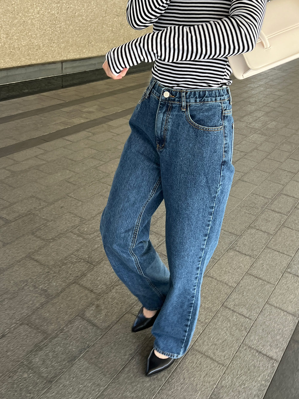 ハイウエストストレートデニムパンツ | 詳細画像4