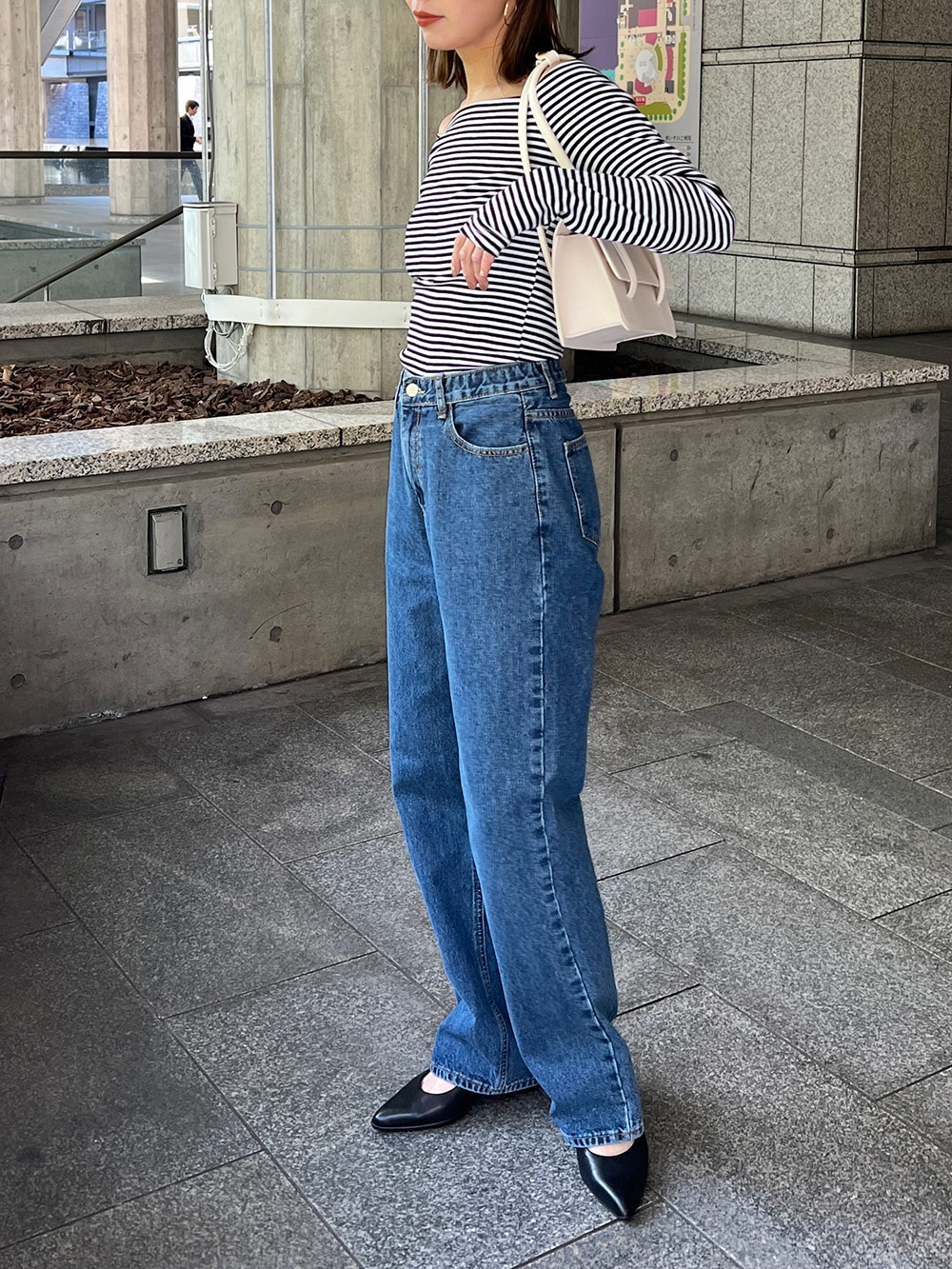 ハイウエストストレートデニムパンツ | 詳細画像6