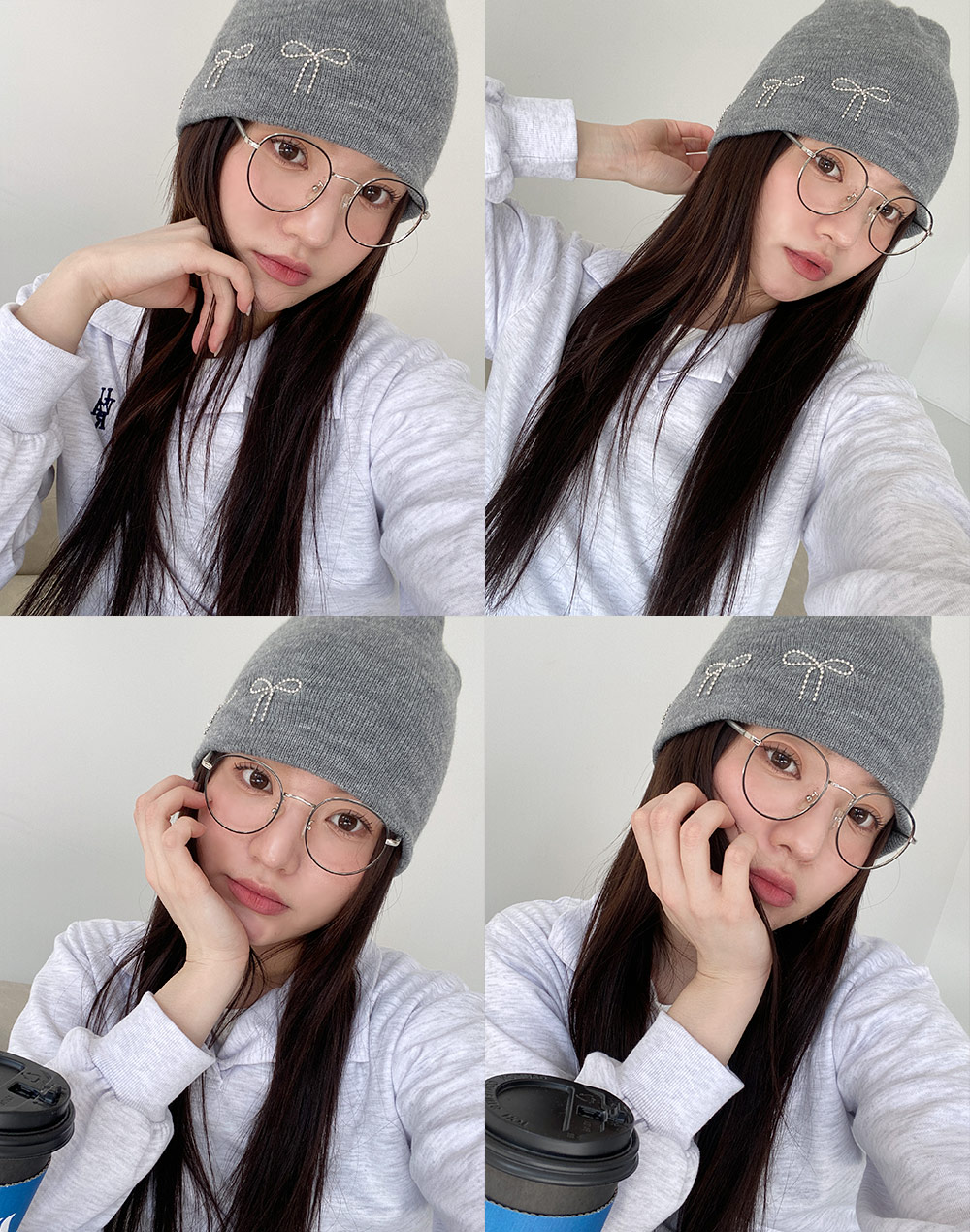 チェーンリボンニット帽 | レディースファッション通販 - DHOLIC