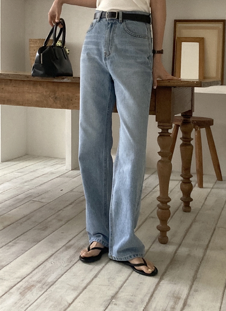 COSライトブルー ストレートデニム alexanderwang ライトブルー ストレートデニム M（Alexander